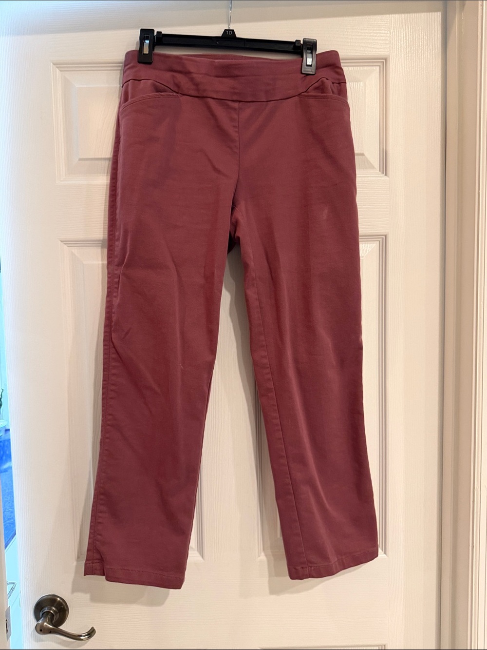 Mauve Stretch Casual Pants